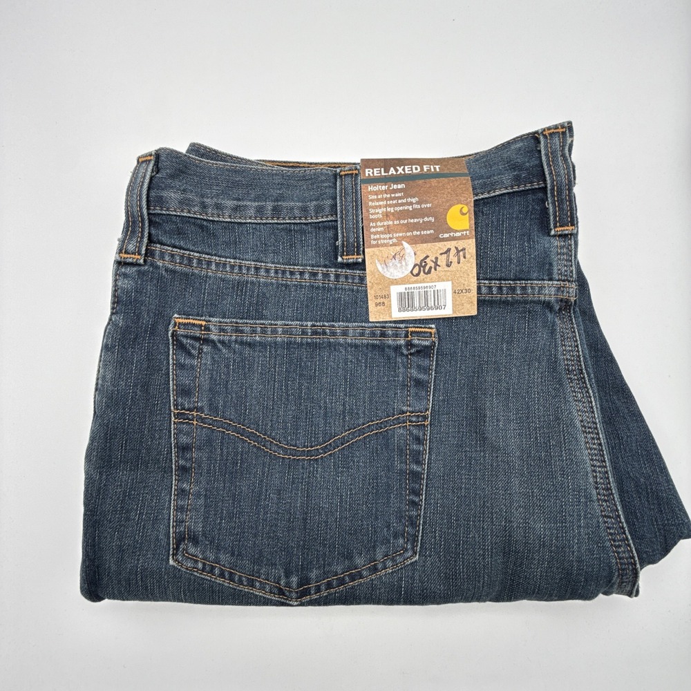 Carhartt Relaxed Fit Holter Jeans Mens 42x30 101483-968 NWT